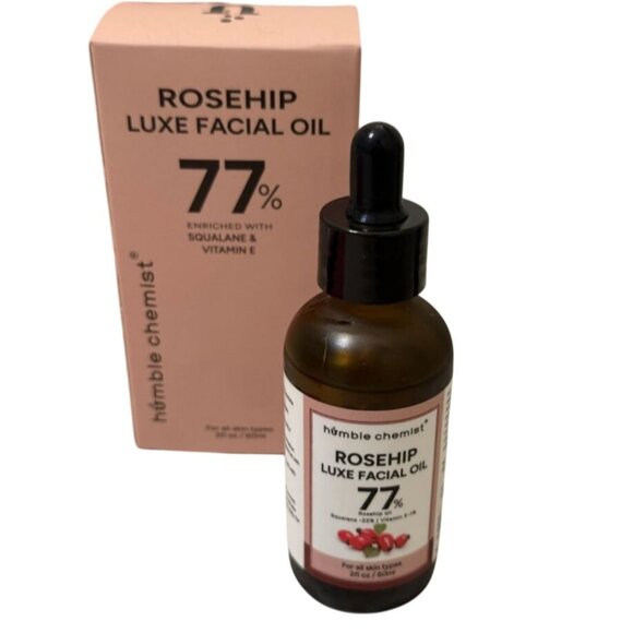 Rosehip Luxe Face Oil 77% Rosehip Oil with Squalane and Vitamin E 2oz/60mL - Picture 1 of 1